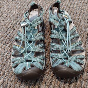 Keen Green Whisper Waterproof Sport Sandals Size 9.5